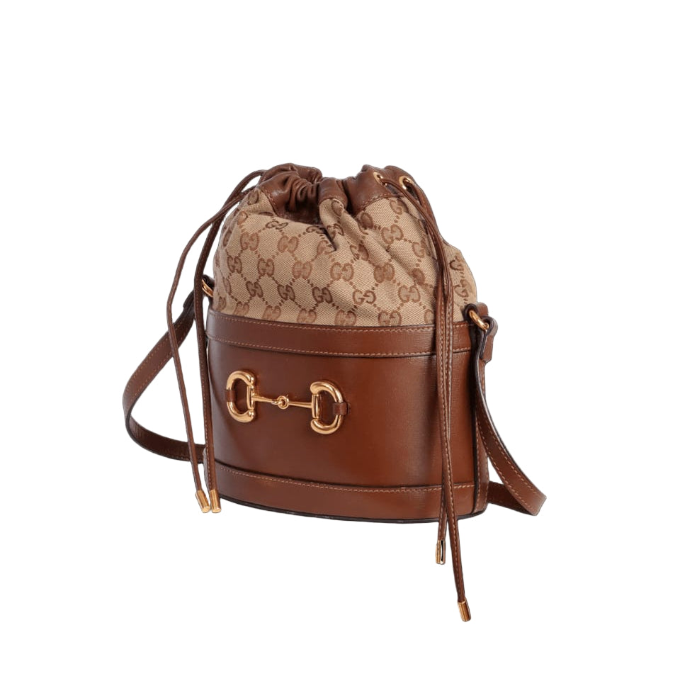 Bolsa Gucci Horsebit Marrom