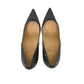 Scarpin Christian Louboutin Cinza Com Spikes Tam 36 Br