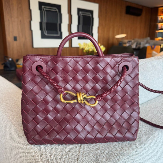 Bolsa Bottega Veneta Andiamo Small Lava Red