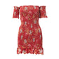 Vestido Zimmermann Floral Vermelho Tam 40 BR