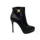 Bota Versace Salto Preta Tam 35,5 Br
