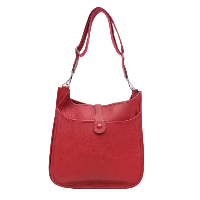 Bolsa Hermès Evelyne Vermelha