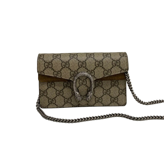 Bolsa Gucci Dionysus Super Mini GG Supreme Bege