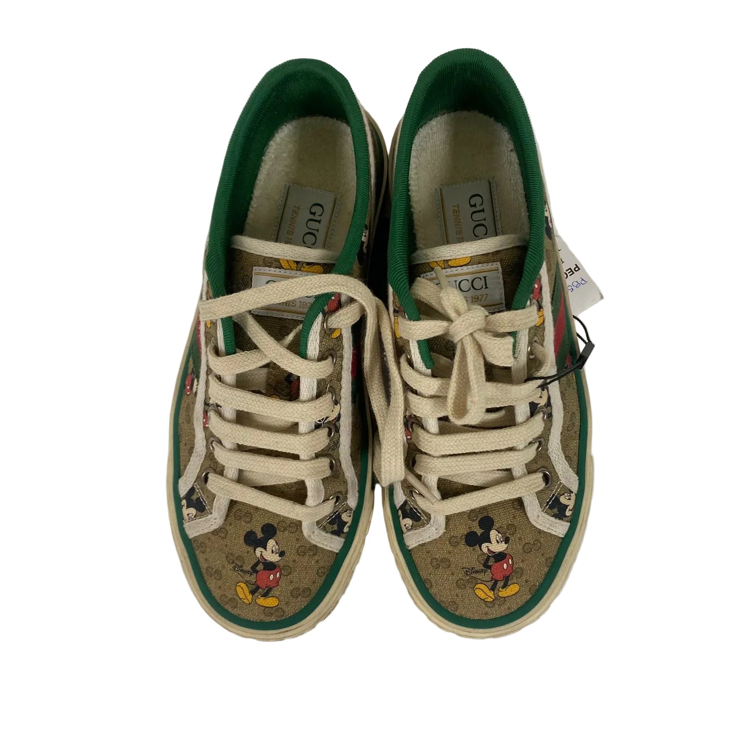 Tenis Gucci Estampado Mickey Tam 33,5 BR