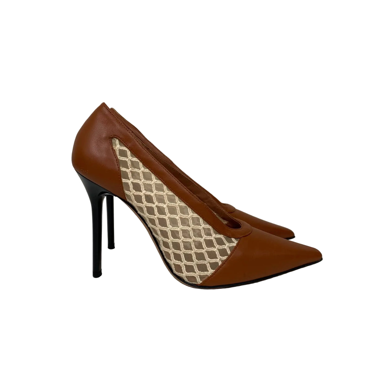 Scarpin Altuzarra Caramelo Bordado Tam 34 BR