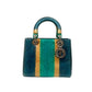 Bolsa Lady Dior Python Verde