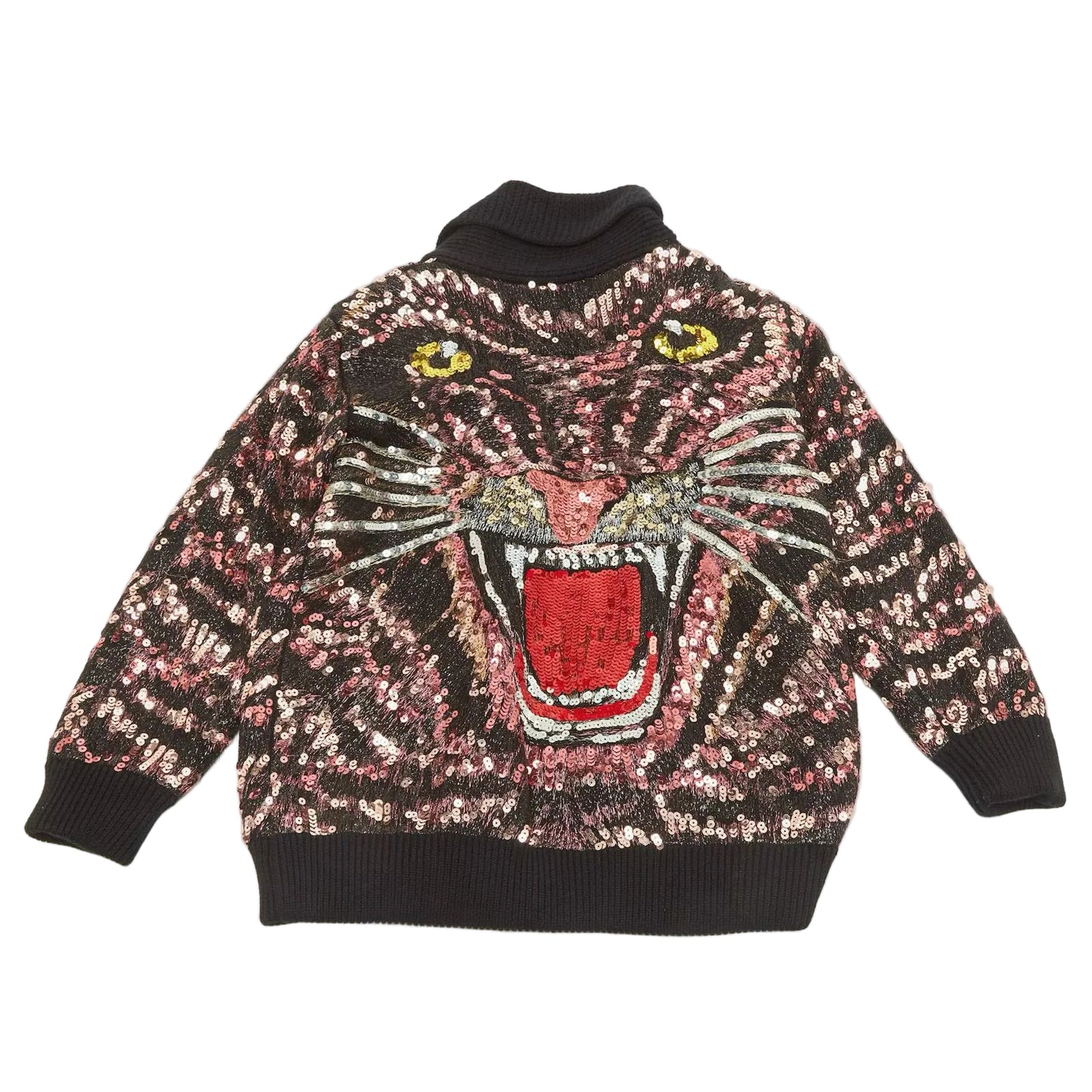 Casaco Gucci Preto Tigre Infantil  Tam. 5 Anos Br