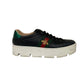 Tenis Gucci Preto Listra Tam 36,5 Br
