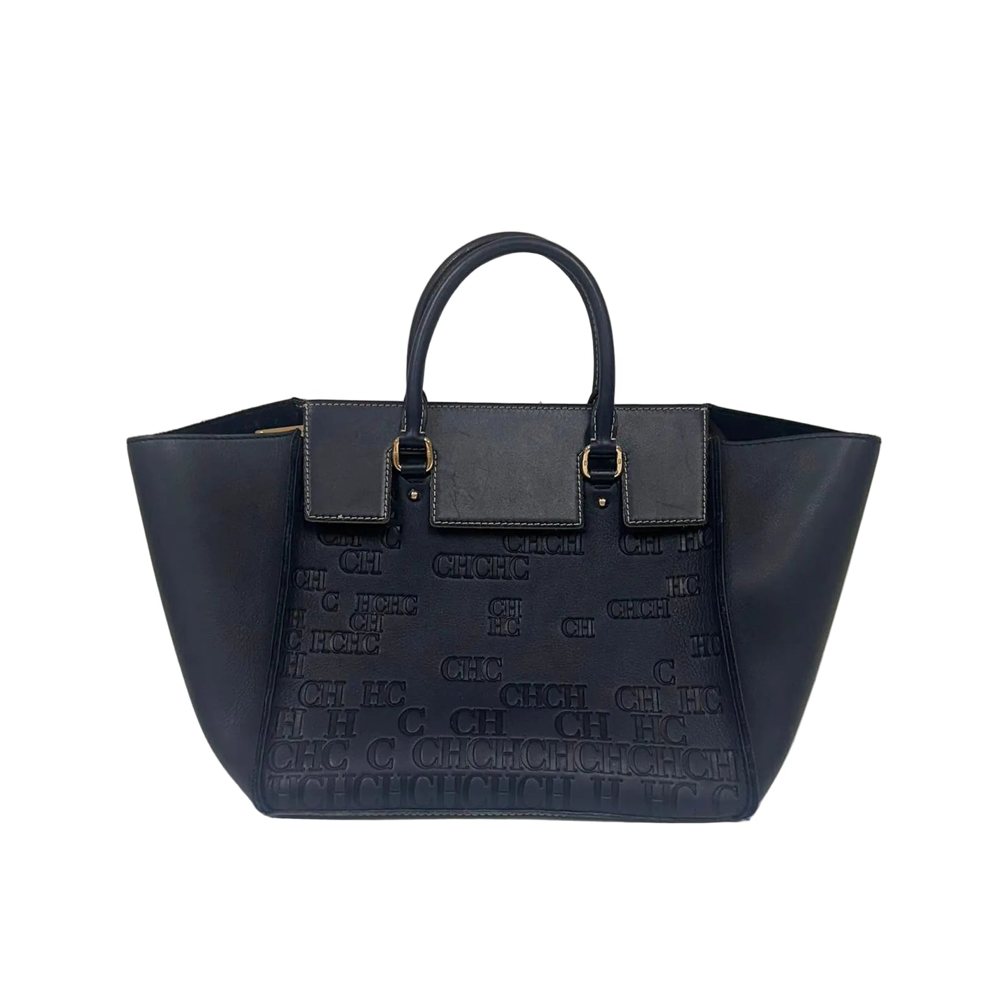 Bolsa Carolina Herrera Vendome Azul Marinho
