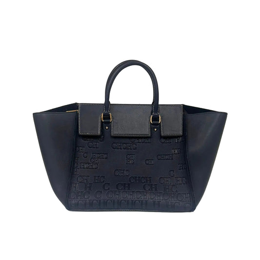 Bolsa Carolina Herrera Vendome Azul Marinho