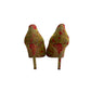 Scarpin Manilo Blahnik Dourado Tam 36,5 Br