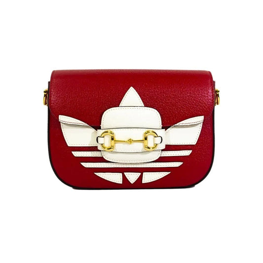 Bolsa Gucci x Adidas Horsebit Vermelho