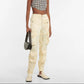 Calça Acne Studios Amarelo Manteiga Cargo Tam PP BR