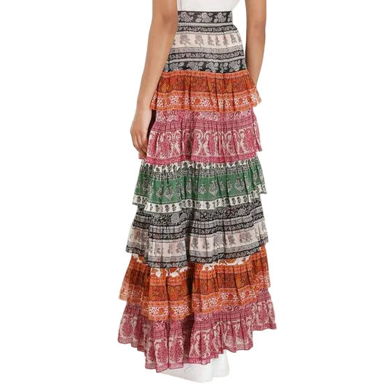Saia Zimmermann Estampada Camadas Tam 36 Br