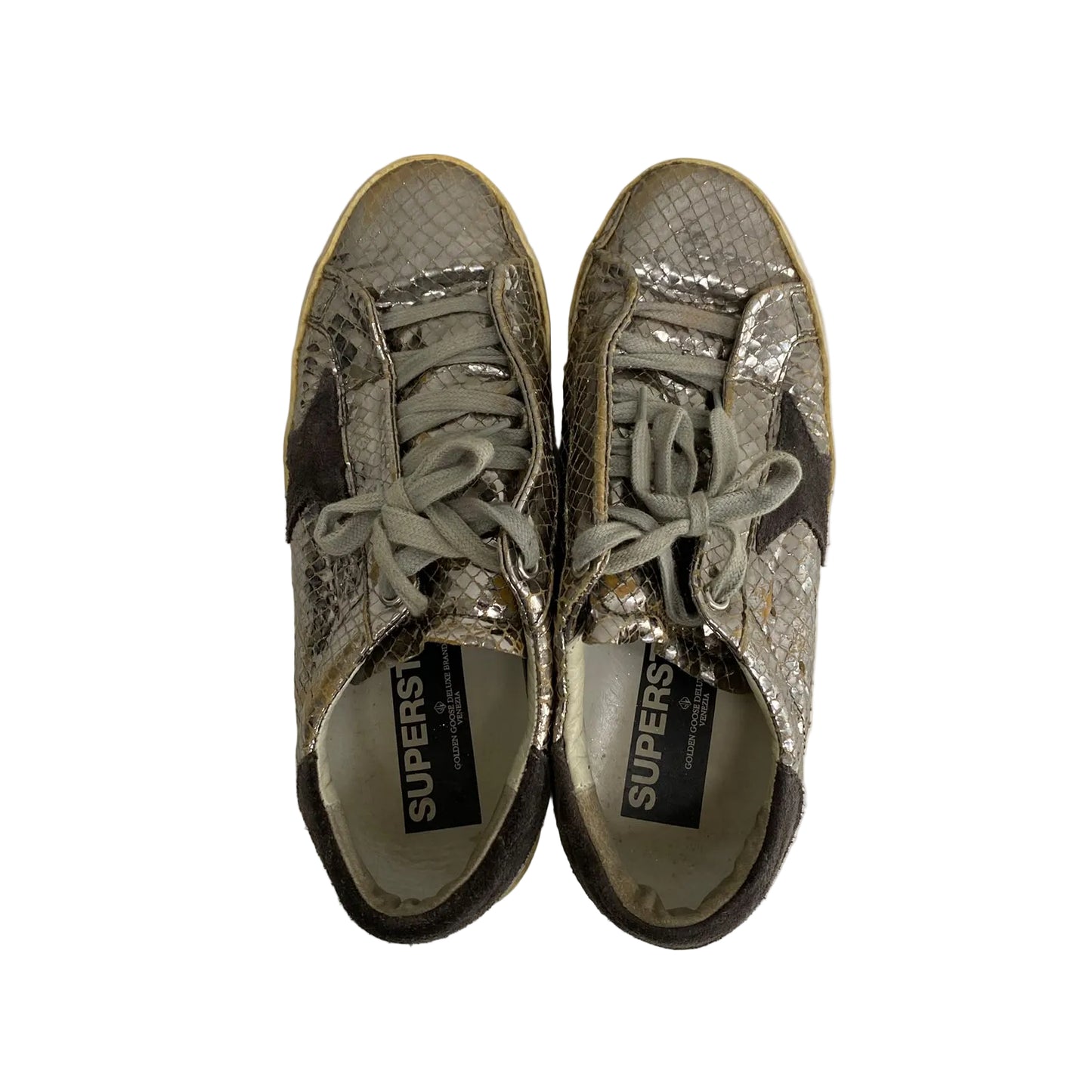 Tenis Golden Goose Pele de Cobra Tam 37 Br