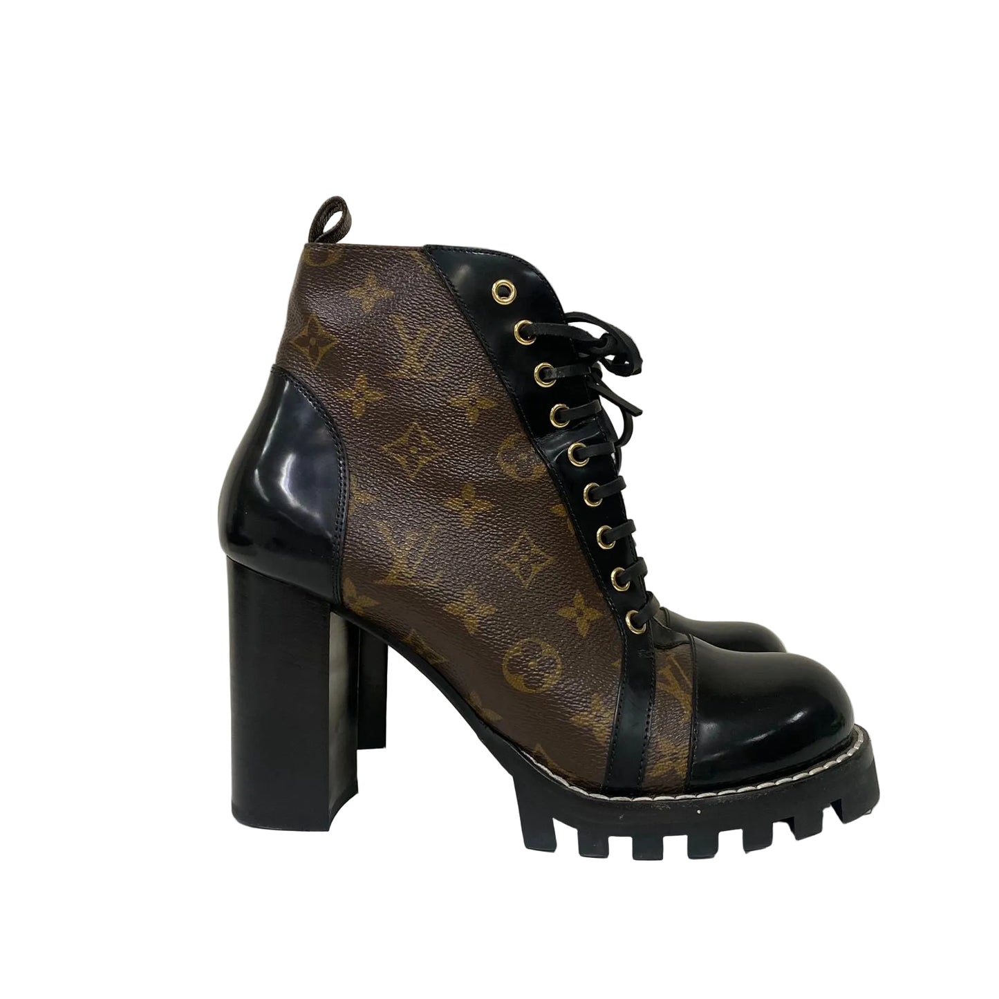 Bota Louis Vuitton Marrom Tam 39 Br