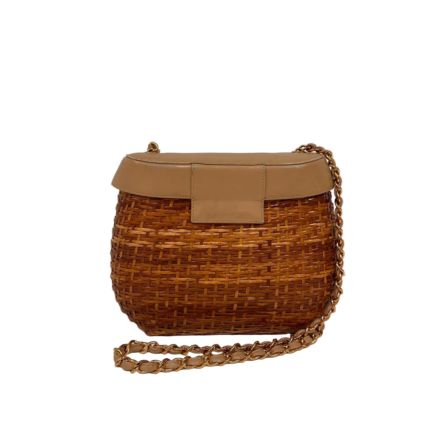 Bolsa Chanel Vintage Wicker Basket