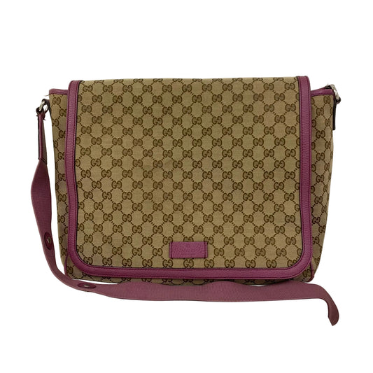 Bolsa Gucci GG Canvas Diaper Bag Rosa