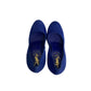 Sapato Saint Laurent Camurça Azul Tam 34 Br