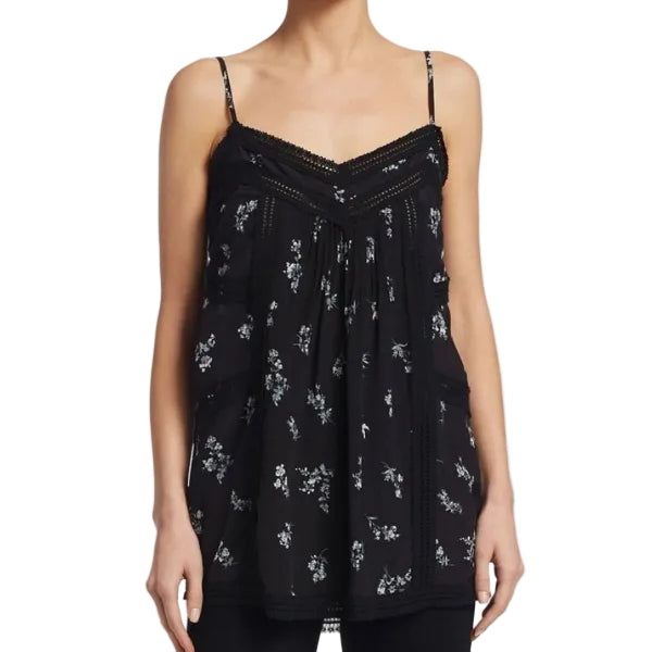 Blusa Zimmermann Regata Preta Bordada Tam 36 Br