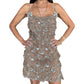 Vestido Valentino Bordado Bege Tam 38 Br