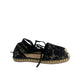 Espadrille Valentino Rendado Preto Tam 34 Br
