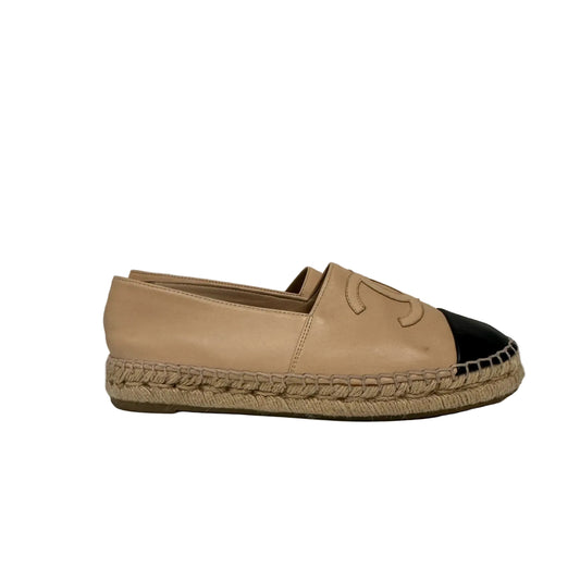 Espadrille Chanel Bicolor Bege Tam 35 BR