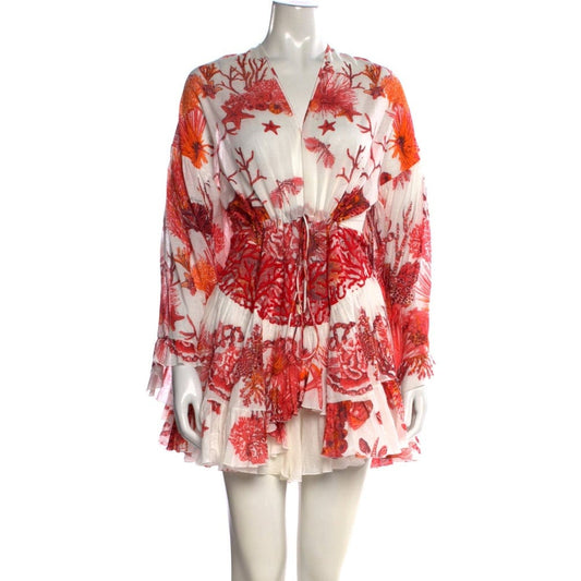 Vestido Roberto Cavalli Estampa Estrela Do Mar Tam 38 BR
