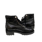 Bota Chanel Preta Detalhe em Veludo Tam 37,5 Br