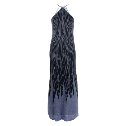 Vestido Missoni Longo Azul Tam 36 BR