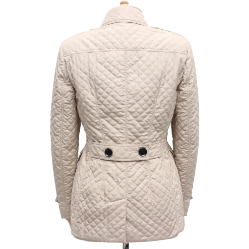 Jaqueta Burberry Alcochoada Off White Tam P BR