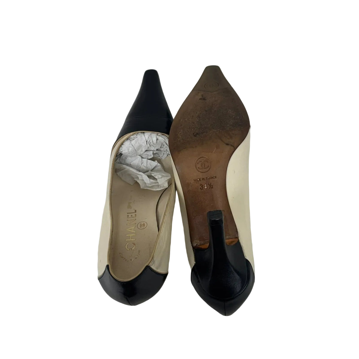 Scarpin Chanel Bicolor Tam 36,5 BR