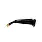 Oculos Jacquemus Retangular Preto