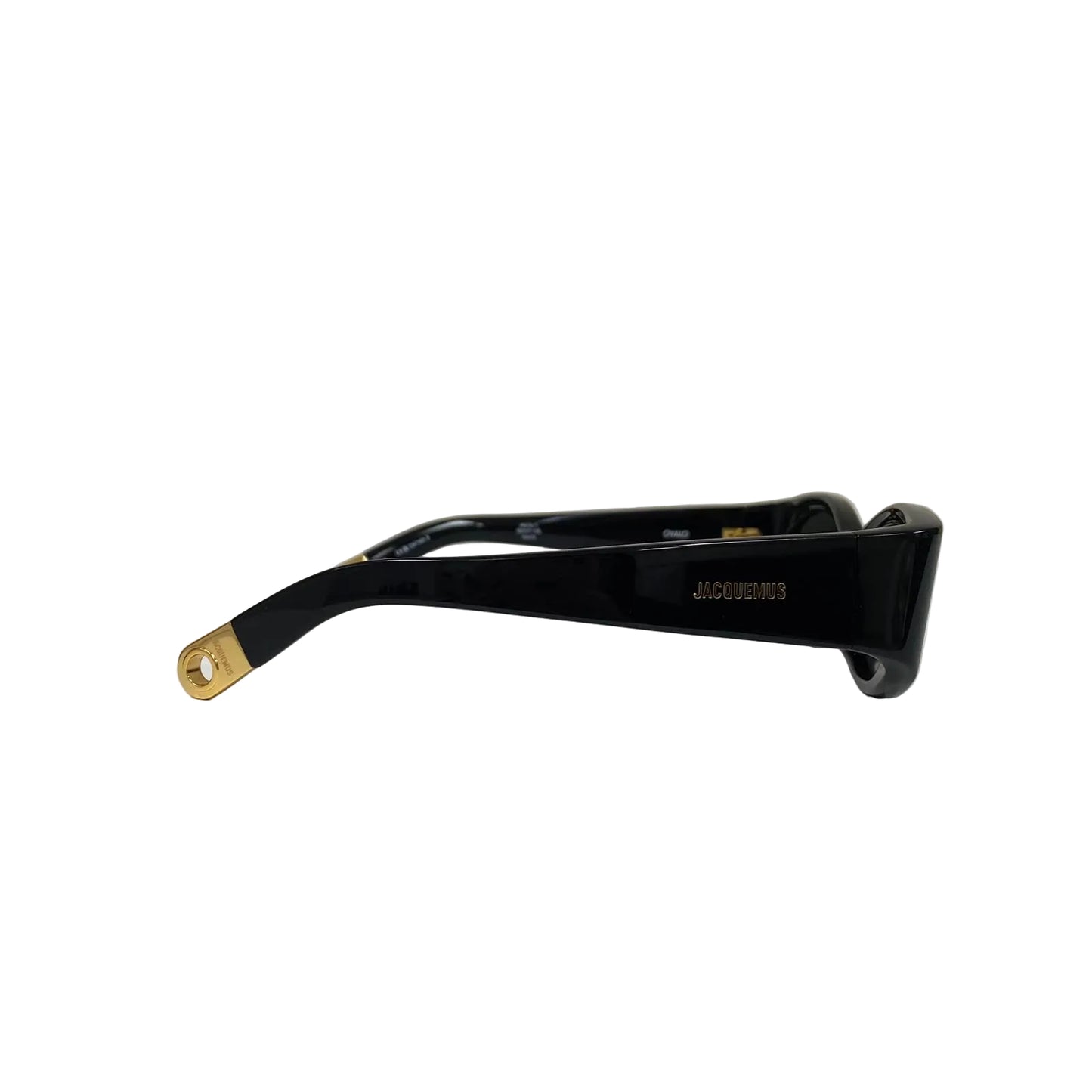 Oculos Jacquemus Retangular Preto