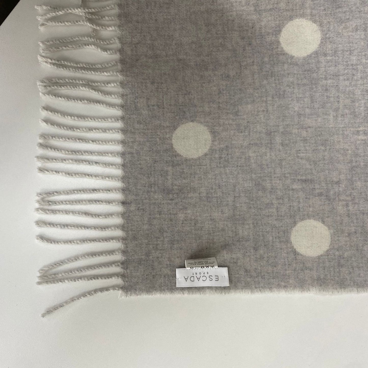 Pashimina Escada Cinza Poá