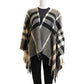 Poncho Burberry Listrado