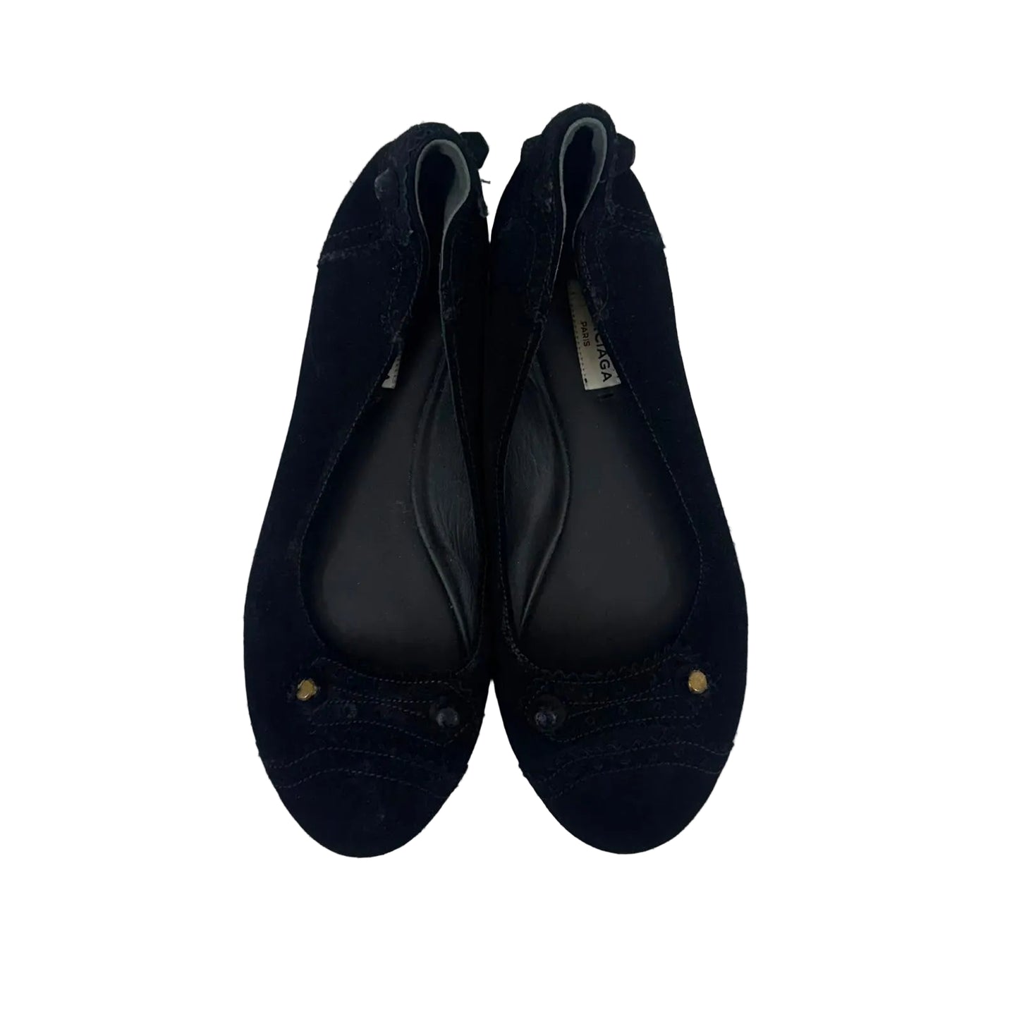 Sapatilha Balenciaga Veludo Preta Tam 36 Br