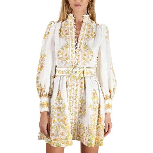 Vestido Zimmermann Super Eight Tubular Mini Dress Tam 36 BR