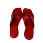 Mule Ferragamo Vermelho Tam 39 Br