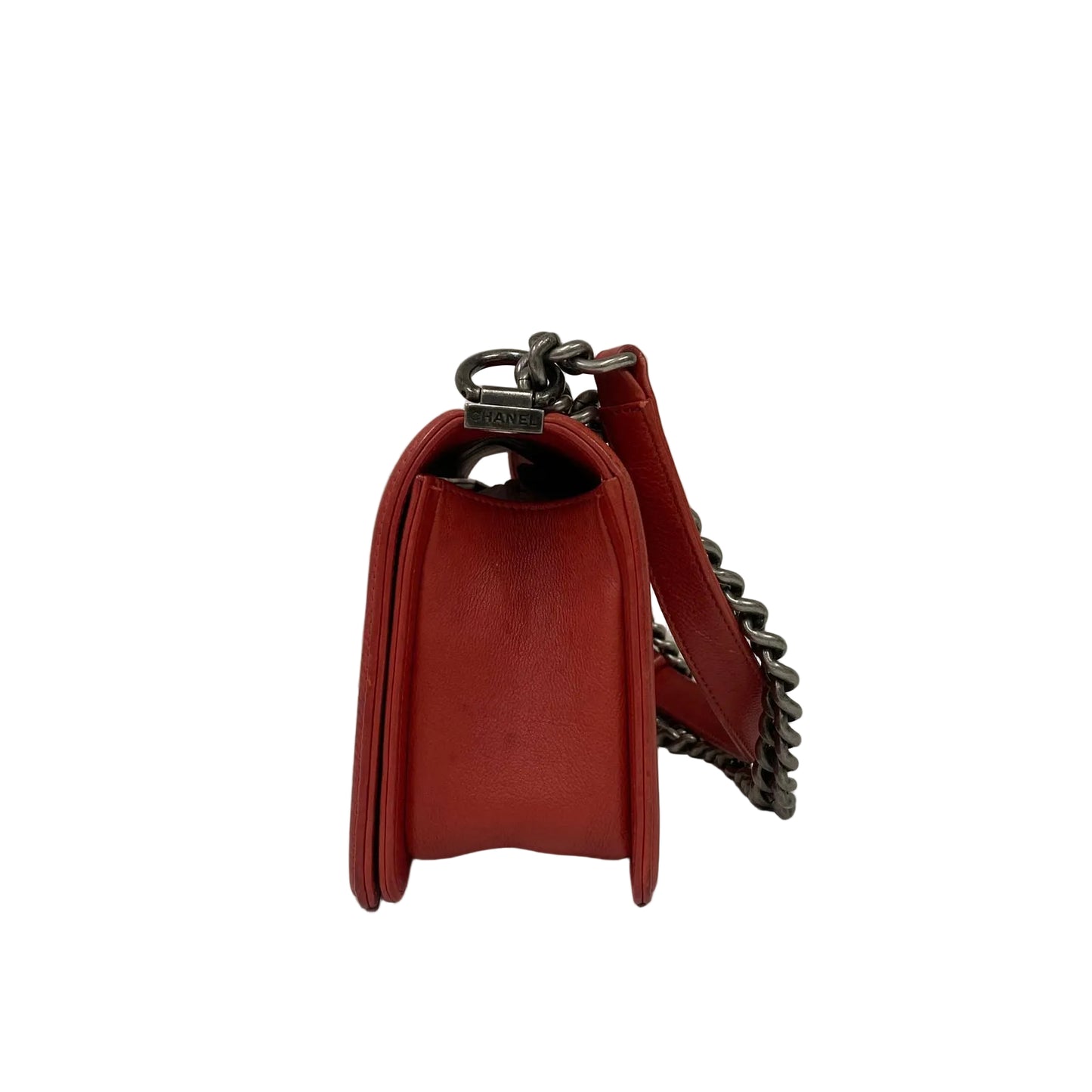Bolsa Chanel Boy Flap Vermelha