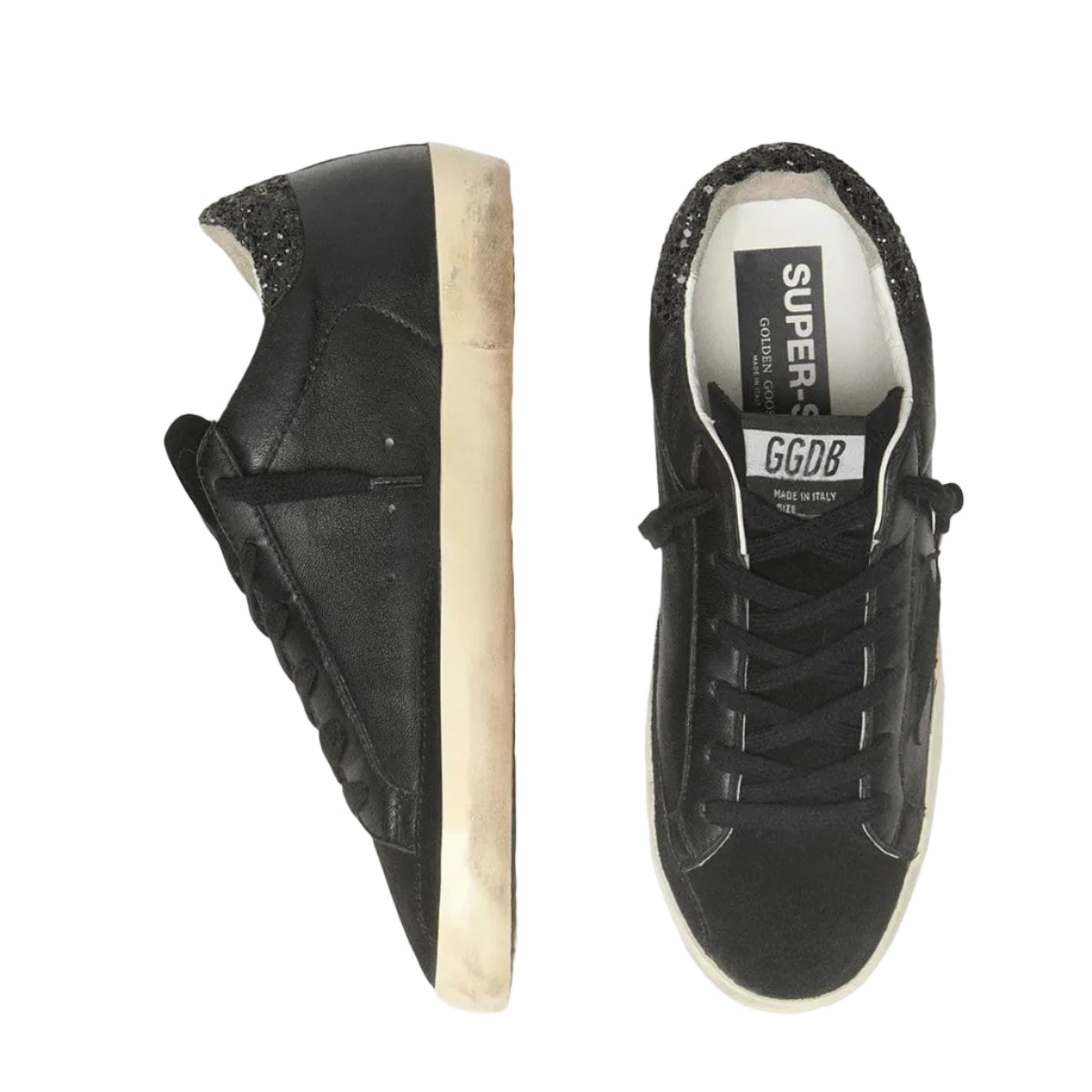 Tênis Golden Goose Super-Star Preto Tam 37 BR