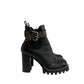 Bota Louis Vuitton Salto Alto Preta Tam 36 Br