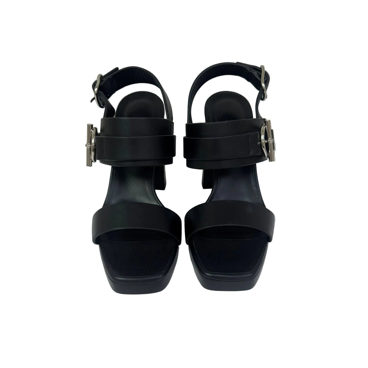 Sandália Hermès Keen 90 Preta Tam 34,5 Br