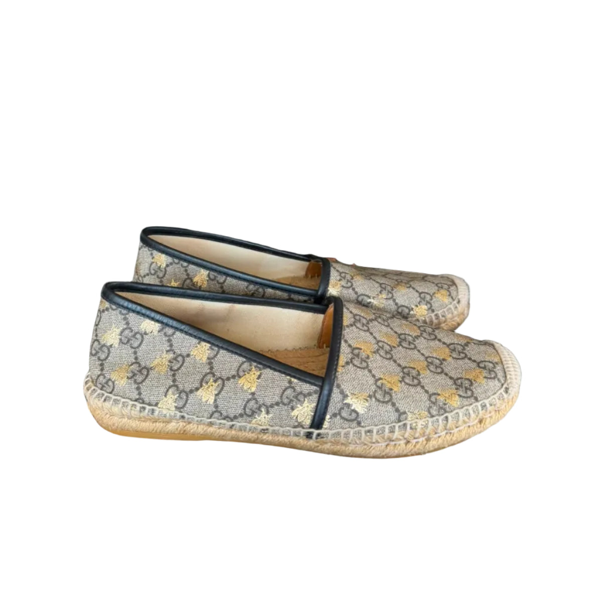 Alpargata Gucci Monograma Marrom Tam 37,5 Br