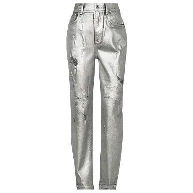 Calça Dolce & Gabbana Prateada Tam 36 Br