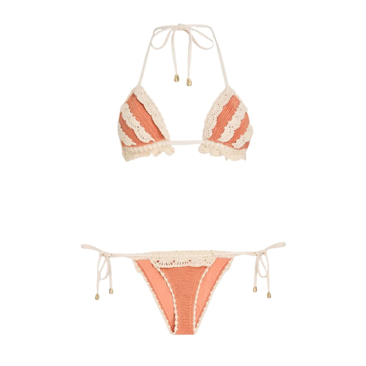 Biquini Zimmermann Croche Laranja Tam 34 Br