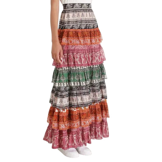 Saia Zimmermann Estampada Camadas Tam 36 Br