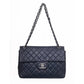 Bolsa Chanel Classic Flap Azul Marinho