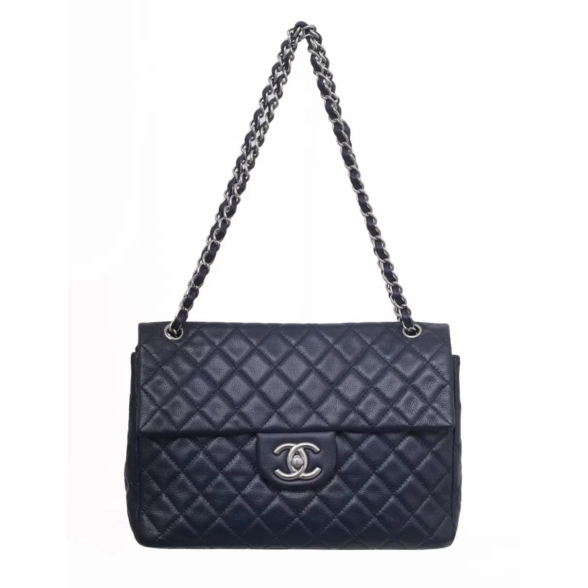 Bolsa Chanel Classic Flap Azul Marinho