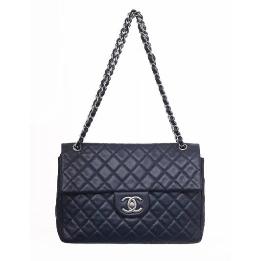 Bolsa Chanel Classic Flap Azul Marinho